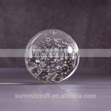 Decorative Personalized Crystal Ball With Bubbles photo-4