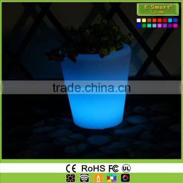 led vase with color changing by rechargeable battery