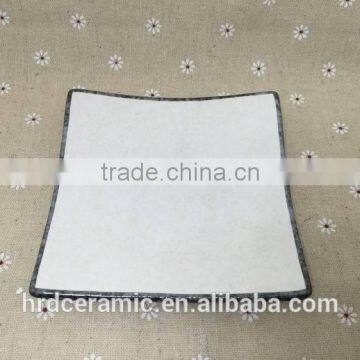 Stocked White Porcelain Square Dish/food Dish/soap Dish/salad Bowl photo-3