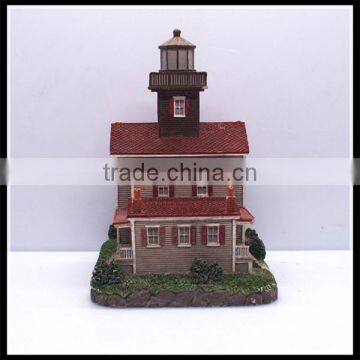 Custom Souvenir 3D Castle Building Model Craft Resin House Building Model Factory photo-3