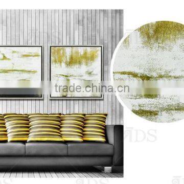 New Designed Natural Scenery Glass Painting With Golden Foil photo-4