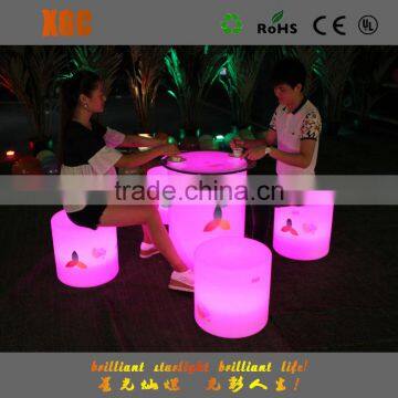 RGB led bulb lighting waterproof furniture aluninum bar table