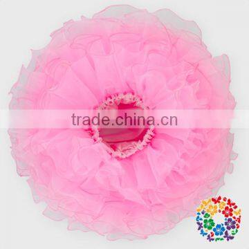 Cheap High Quality Fluffy Skirt Chiffon Pettiskirts Tutu,Premium Pettitskirts, Fluffy Pink Wholesale Pettiskirts photo-4
