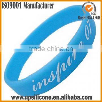 customized debossed silicone wristbands custom shape silicone wristbands