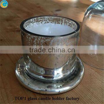 Popular Mason Jar Lids Small Size Dome Glass Cloche Candle Jars photo-5