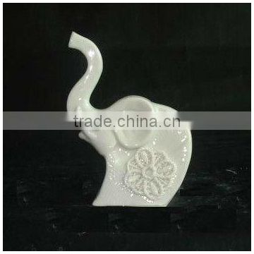 hot sale ceramic elephant figurine for home decoration