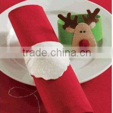  express best high quality table decoration new products custom fabric felt cheap bulk napkin ring made in china