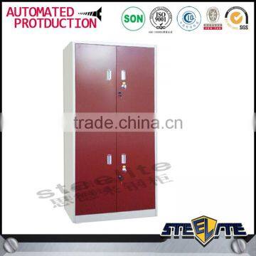 4 Doors Hight Quality Steel Wordrobe Locker Cabinet photo-5