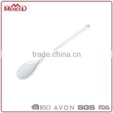 SGS manufacturer directly supply modern kitchen used solid color white plastic tasting spoons