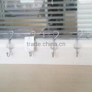 2016 Metal Powder Coat Overdoor Hook Storage Rack With Hat Rack Hooks photo-5