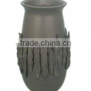 Ceramic matt black vases for wholesales