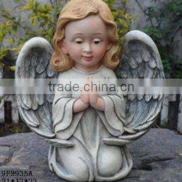 resin cupid angel garden decoration