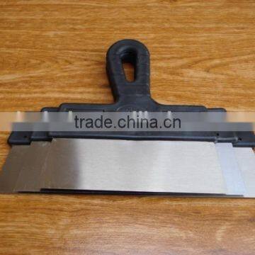 wide scraper with rubber handle/notched scraper/big blade scraper/wide blade scraper