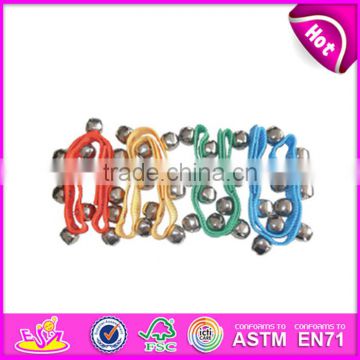 Wholesale cheap educational wooden wrist bells for toddlers W07I101