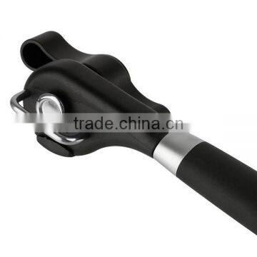Stainless Steel Manual Can Opener With Soft Grips Handle photo-2
