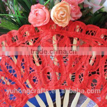Chinese Bamboo Lace Fan photo-2