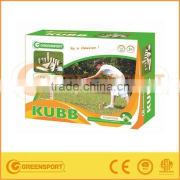 GSKB1B Lawn game wooden Kubb game set