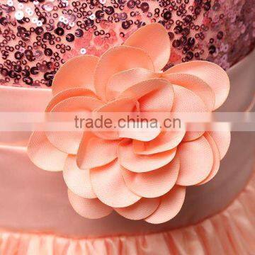 3-12yrs Summer Christmas Cute Flower Girls Dress Sequined Mesh Girl Clothing Sleeveless Princess Dresses Girl Costume Kids Girls photo-6