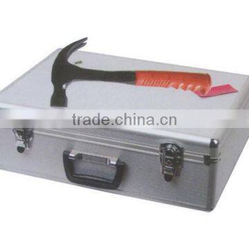 Aluminum tool case with cut-out foam insert