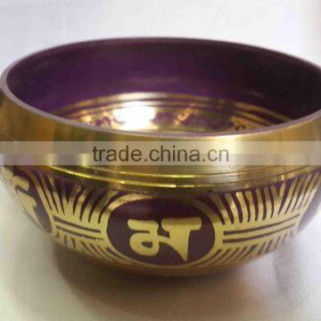 Best Selling Symbolic Colored Meditation Singing Bowl photo-3