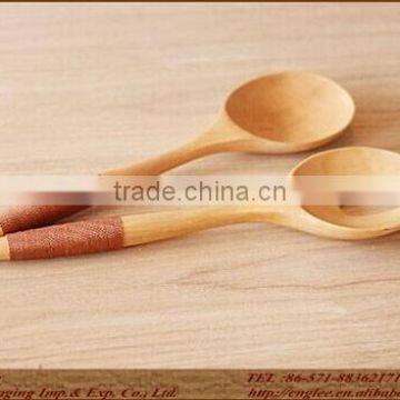 Creative Natural Wooden Salad Spoon And Fork Set For Sales