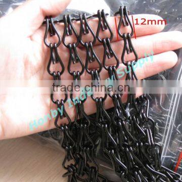 Black Aluminum Chain Fly Screen(baby link Chain)