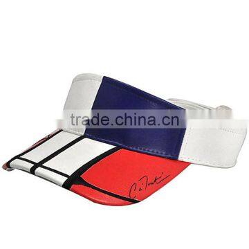 Hipster PU Leather Fabric Sun Visor Hats Breathable Cycling Caps photo-2