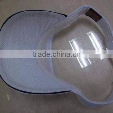 White 100% Cotton Sun Visor Cap and Hat With Cheaper Sample Fee photo-3
