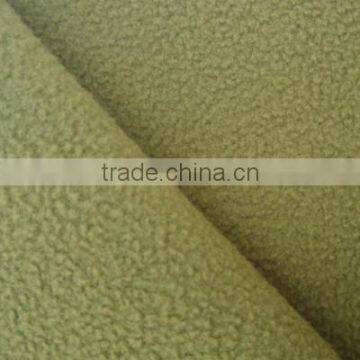 Army Green 144F/100D One Side Anti-pilling Polar Fleece Bond Deep Green Polar Fleece for Outdoor Clothing photo-3