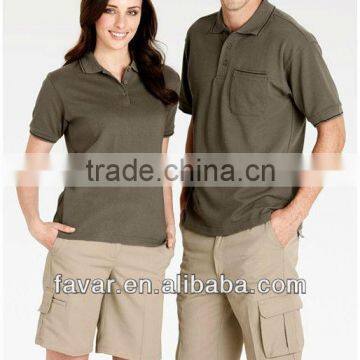 Ladies cotton drill short cargo pants heavy duty work clothing