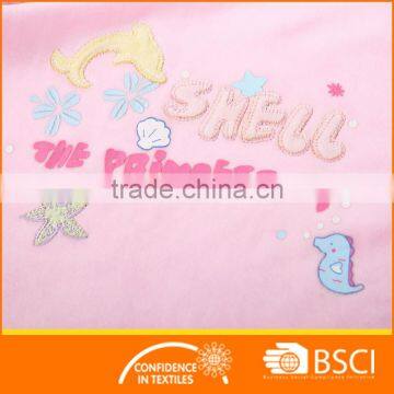 Nice Toddler Pink With Hood And Applique Jacket photo-6