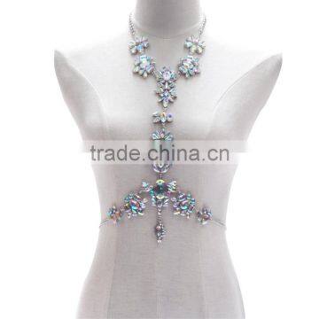 Full Luxury Crystal Gems Fashion Body Chain Jewelry for Women photo-2