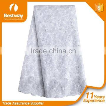 Pretty Design Swiss Voile Lace Charming See Through African Swiss Lace photo-5
