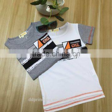 kids clothing children t shirt wholesale china printed short sleeve cotton cloth