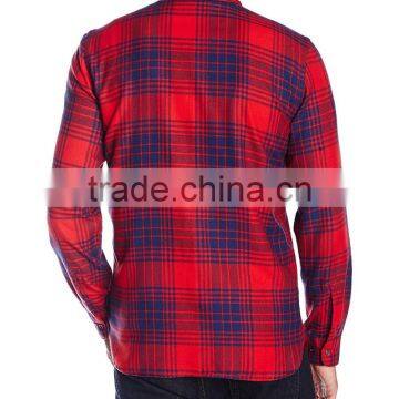 Factory OEM Customize Slim Fit Button Down Plaid Dress Shirt for Men photo-5
