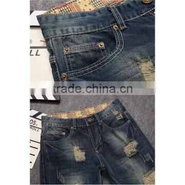 Men Ripped Jeans Wholesale Jeans Pants Top Design Trousers photo-4