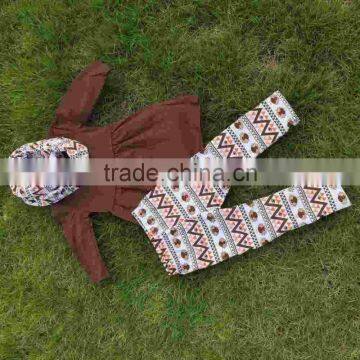FALL OUTFITS Girls 3 Pieces Sets With Scarf Girls Thanksgiving Girls Boutique Clothes Thanksgiving Children Boutique Clothing photo-6