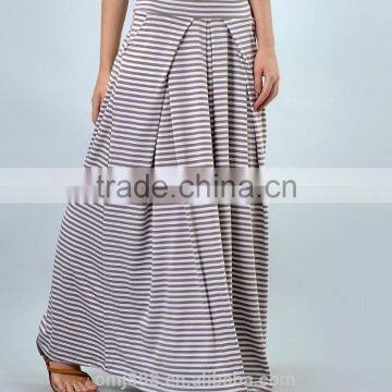 China Factory Lady Long Plain Maxi Skirt Plus photo-2