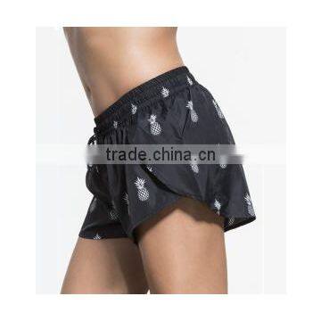 Hot Sale New-Coming Jogging Print Dry Fit Breathable Womens Short Shorts photo-2