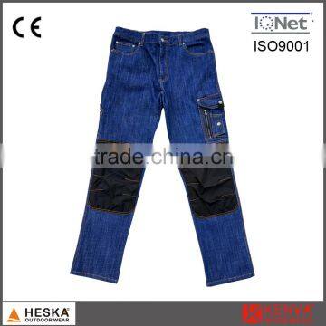 New Style Dark Blue Trousers Mens Jeans Suppliers Cargo Work Pants