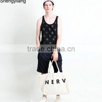 Wholesale High Quality Fashion Printing Cotton Gym Tank Top China Manufacturer photo-5