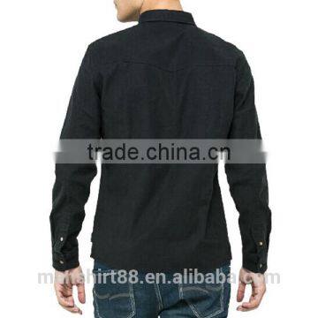 Black Shirts New Design Shirts 2017 Custom Long Sleeve Shirts photo-3