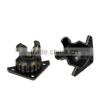 Wholesale Triangle Antique Bronze Zinc Based Alloy Jewelry Wooden Box Pull Handle Knobs photo-3