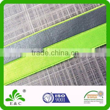 Bright Neon Color Reflective Fold Over Elastic Glow in the Dark Ribbon photo-2