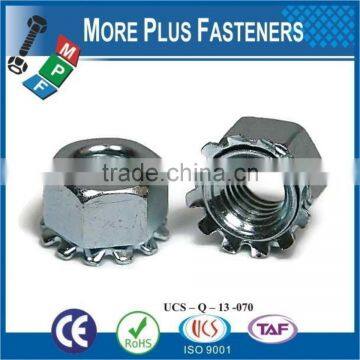 Made in Taiwan Black Oxide Plated Steel Stainless Steel Zinc Finish Steel Keps K Lock Nut photo-3
