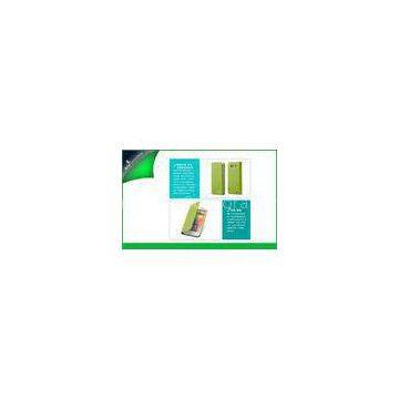 Eco-friendly Green Flip HTC Cell Phone Case ,  HTC Sensation XL Cases