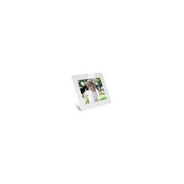 Custom White 8 Inch HDMI LCD Digital Photo Frame With Calendar Auto On/Off