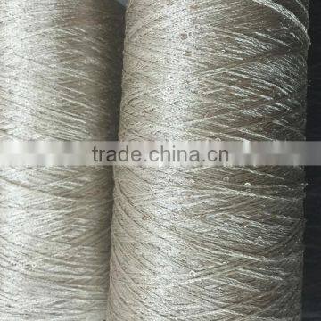 150D polyester yarn with 5mm sequin for knitting