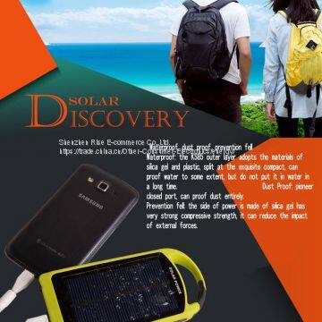 Factory Wholesale High Quality Solar Charger Waterproof Solar Charger Solar Power Bank 8000mAh For Iphone Smart Phones. photo-4