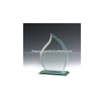 Flame Shape Crystal Award